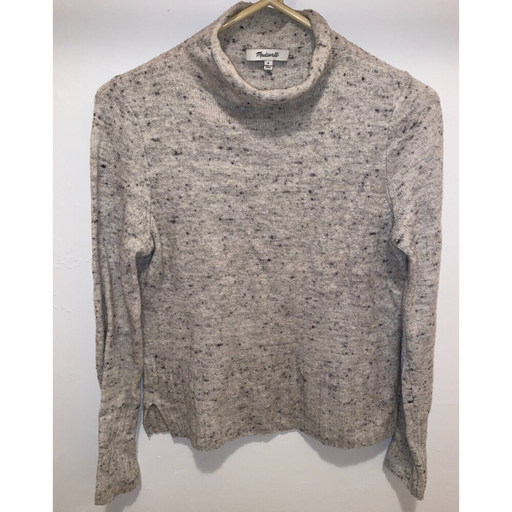 Madewell Sweater Women’s sz S Donegal Inland Turtleneck Coziest Yarn Wool blend